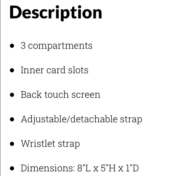 Smartphone Wristlet Crossbody wallet - Picture 5 of 16